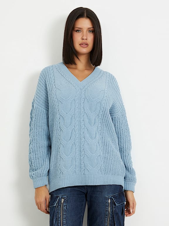 Guess knit sweater hot sale