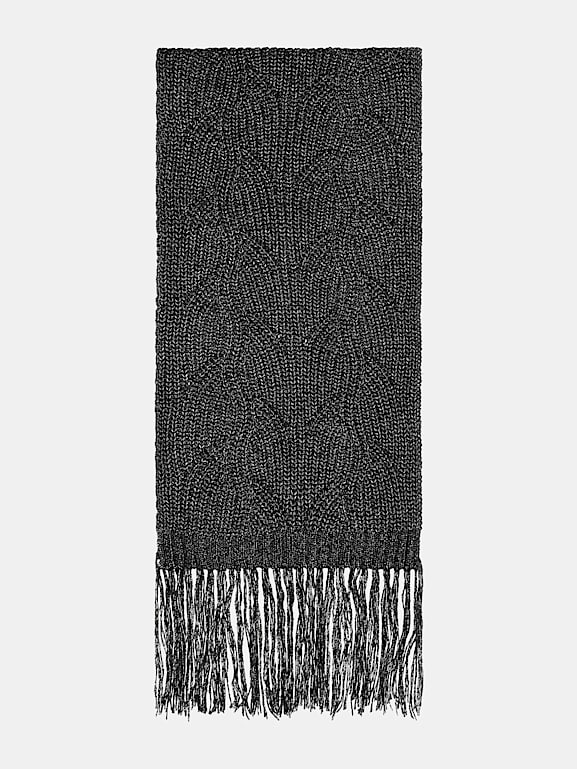 Wool and lurex blend scarf Women | GUESS® Official Website