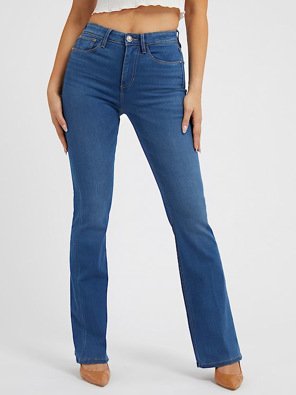 Jeans femme évasé top