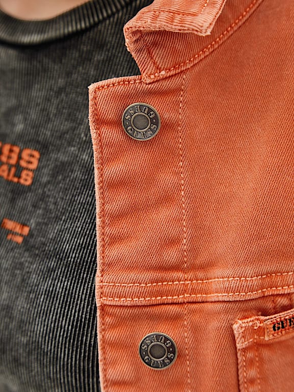 Veste discount jean orange