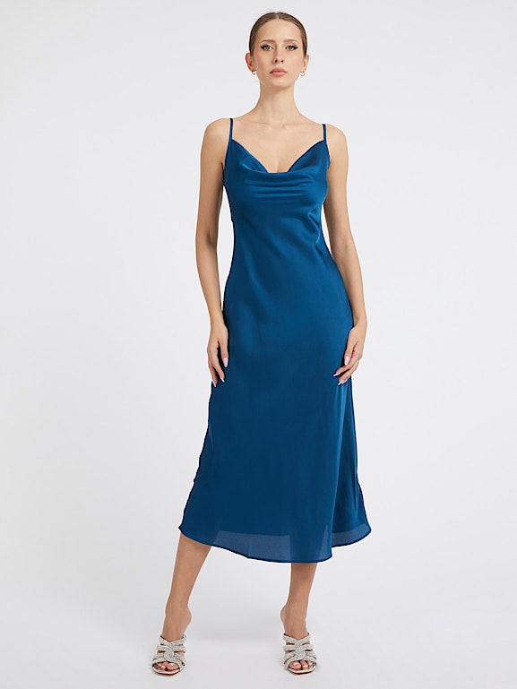 Vestido guess azul hot sale