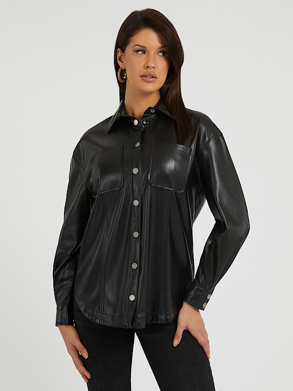 Camicia similpelle discount