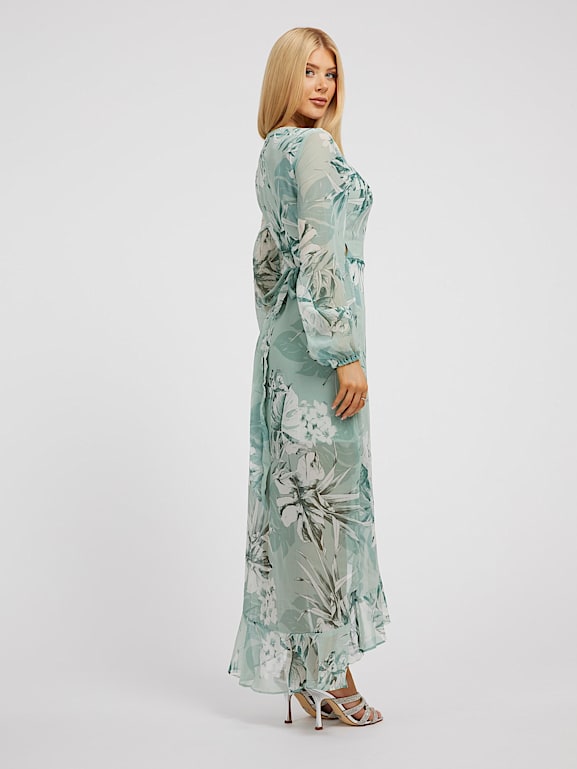 Vestido floral guess discount
