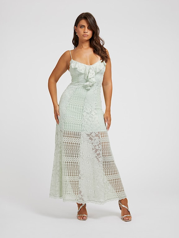 GUESS Robe longue dentelle