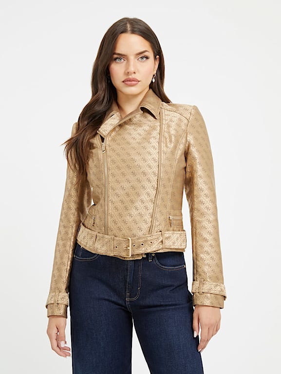 Guess bengal biker jacket deals