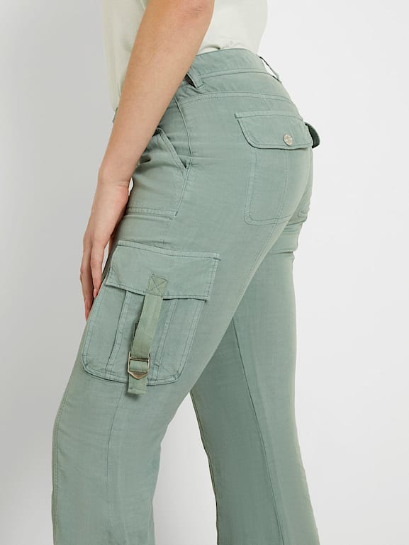 Mid rise discount cargo pants