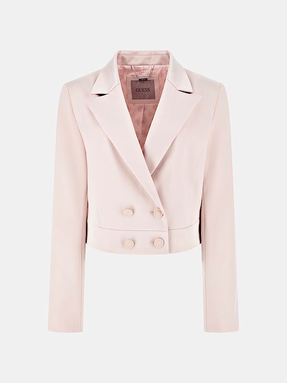 GUESS Cropped Blazer zweireihig Damen