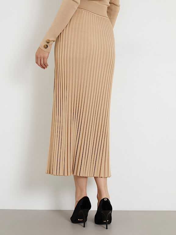 Jupe longue plissée guess hot sale