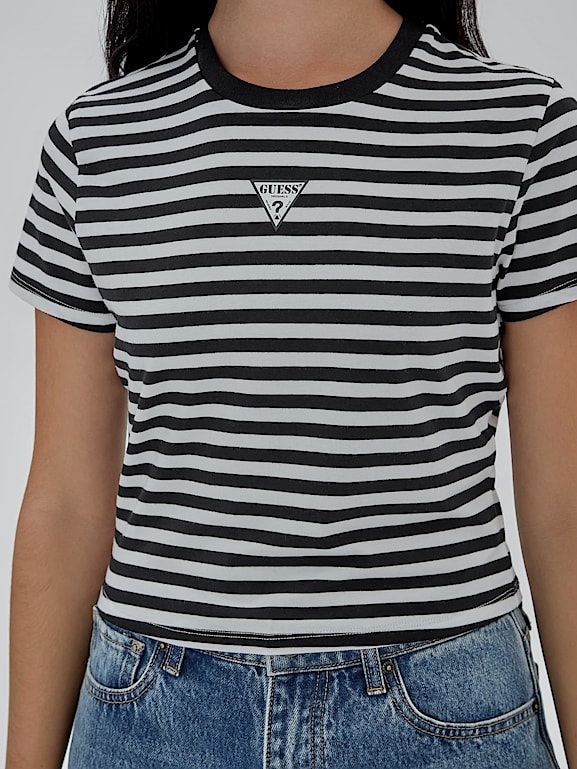 Guess t shirt rayé top