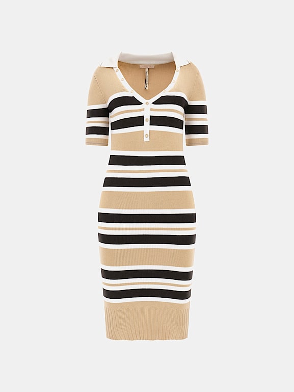 GUESS Polo mini sweater dress Women