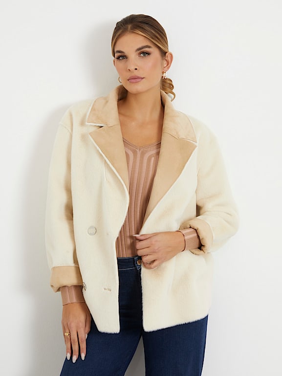Veste fourrure guess clearance