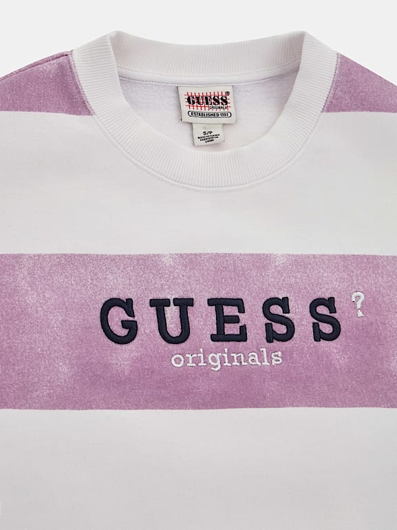 Sudadera guess rayas best sale