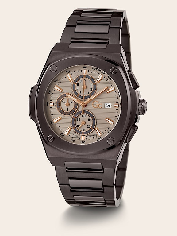 Marciano by GUESS Montre GC chronographe en acier Homme