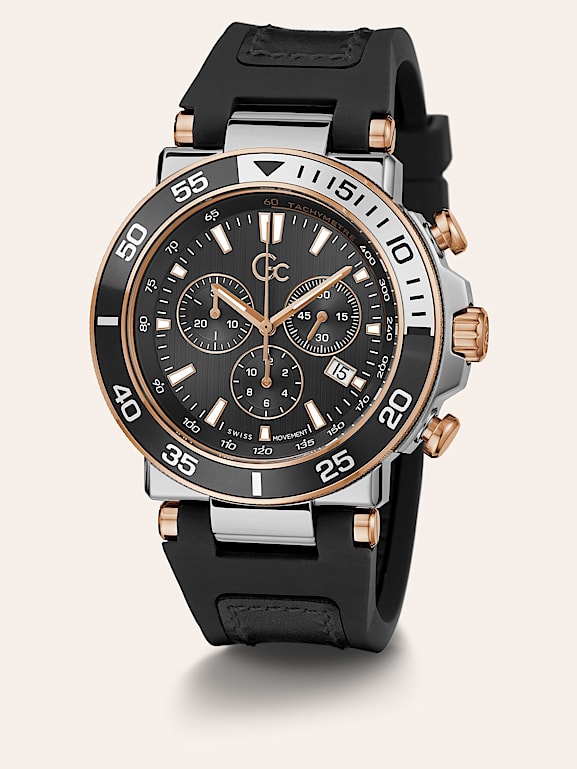 Marciano by GUESS Montre GC chronographe en cuir Homme
