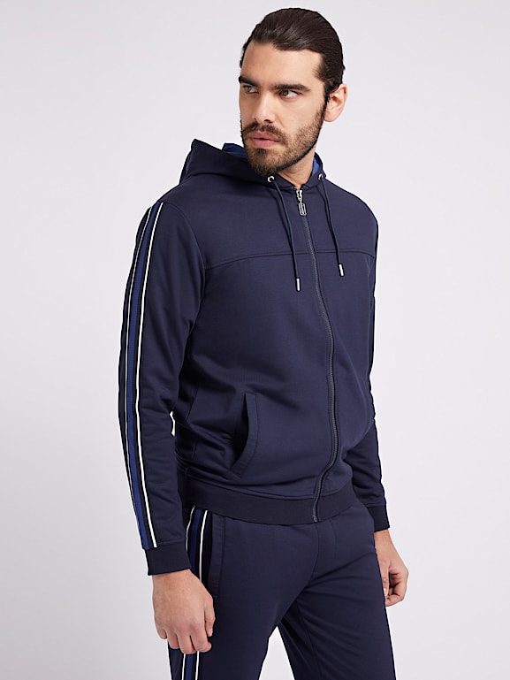 Guess sweatshirt logo clearance