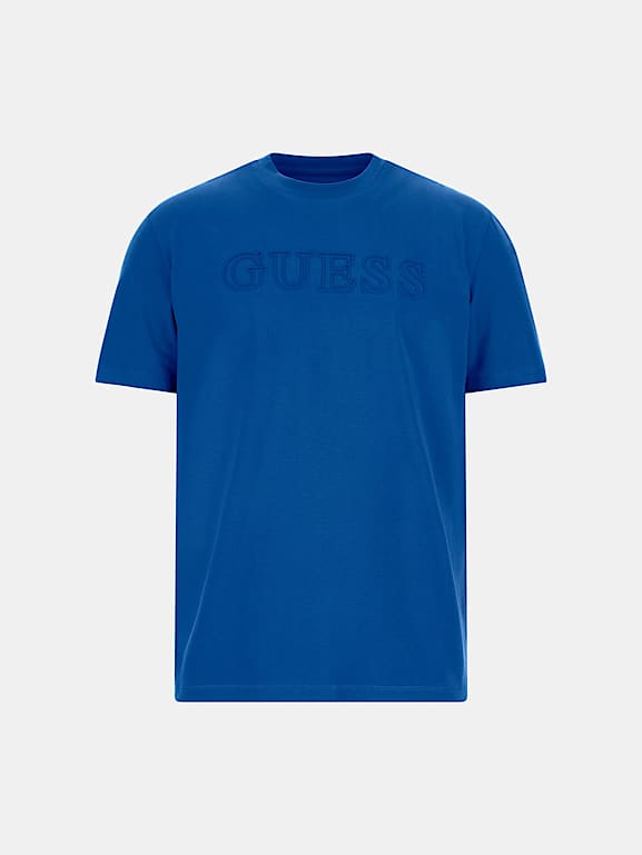 Royal blue guess shirt cheap