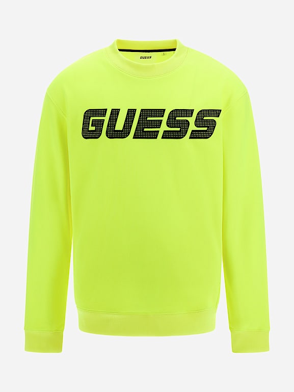 Guess yellow sweatshirt shop