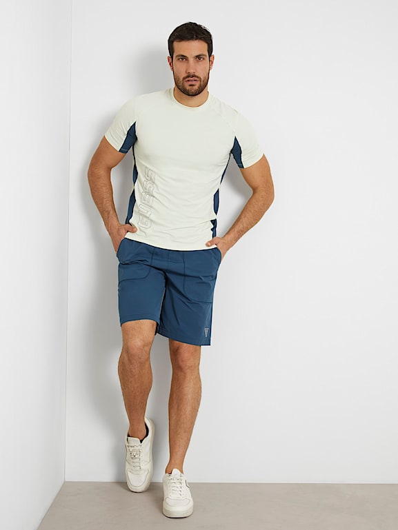 Guess color 2024 block shorts