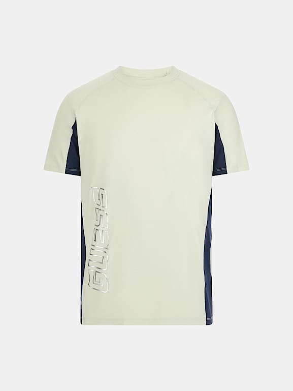 GUESS Color block stretch t shirt Men
