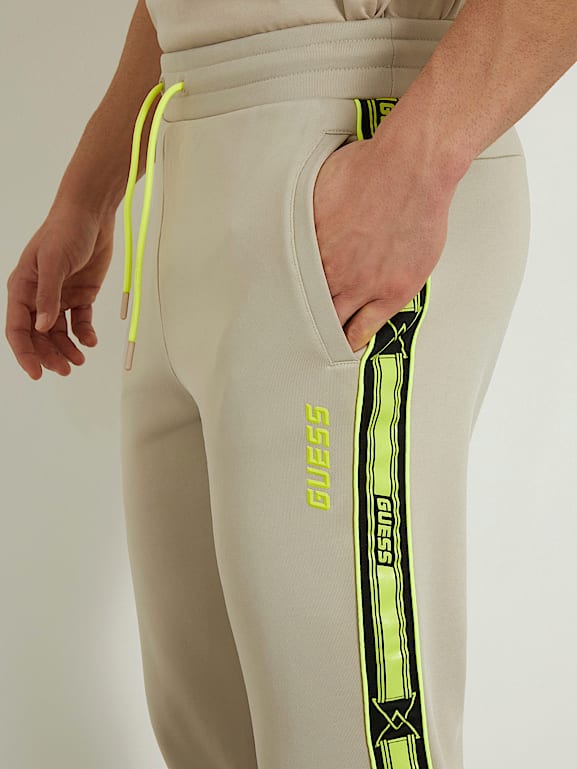 GUESS Pantalon jogging bande lat rale Homme