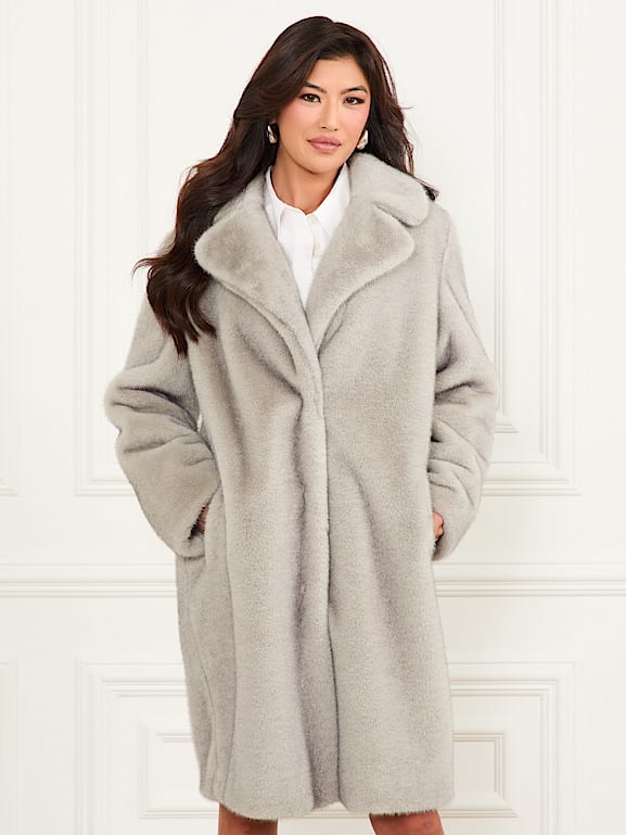 限定値下‼️【超美品】guessファーコート MARCIANO by GUESS® Bianca Faux-Fur Coat