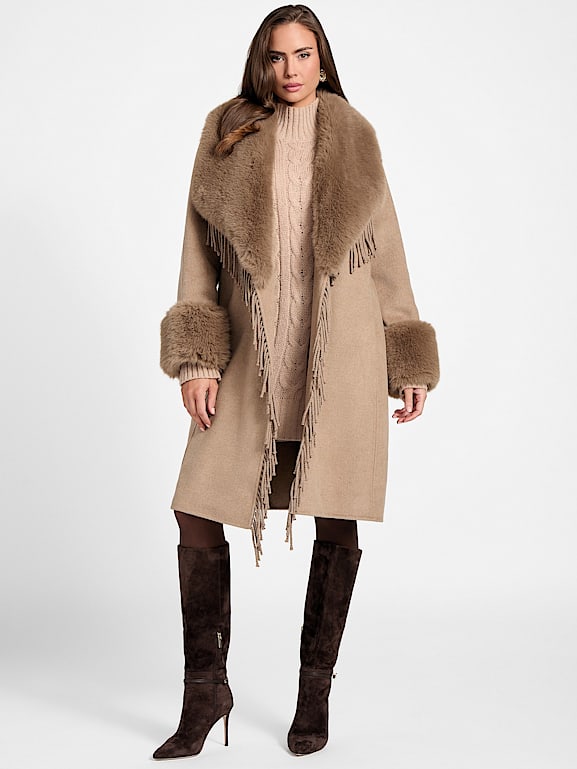 MARCIANO by GUESS® Liliana Wool-Blend Coat