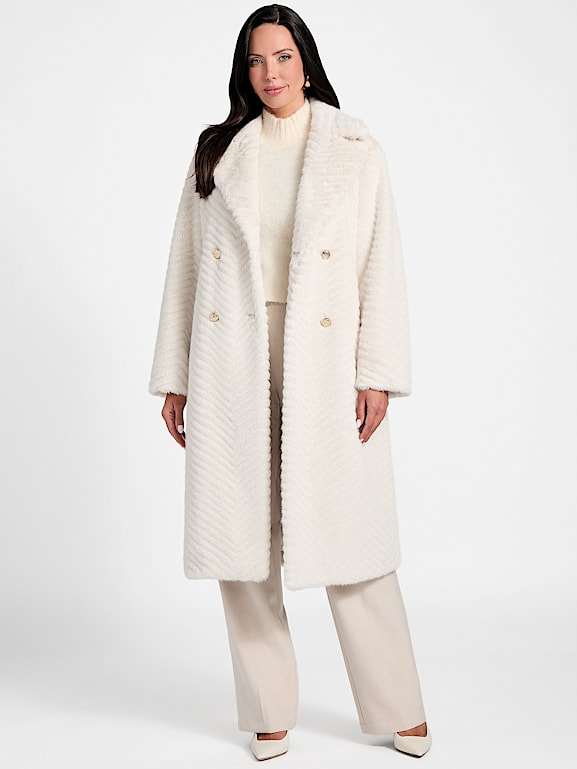 MARCIANO by GUESS® Claire Faux-Fur Coat