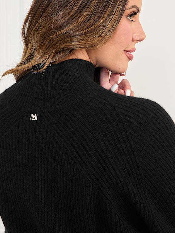 BRIEFING☆MS LOGO RIB MOCK NECK RF☆ブラック☆S BRIEFING☆MS LOGO RIB MOCK NECK RF☆ブラック☆S