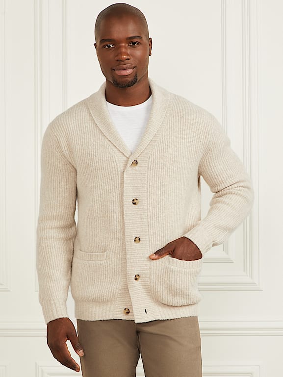 FUDGE Original 2way Knit cardigan アイボリー FUDGEオリジナル2WAY