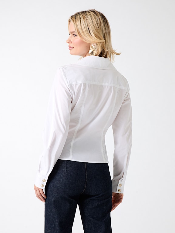 MARCIANO by GUESS® Corinne Poplin Blouse