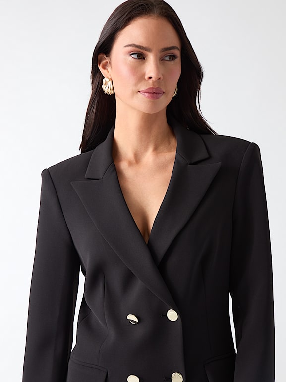 Blazer Guess By Marciano Avec Poches Appliquées - Taille M (42), Couleur Sable, Neuf Avec étiquettes