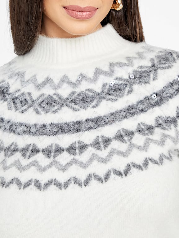 MARCIANO by GUESS® Akilah Mock-Neck Sweater