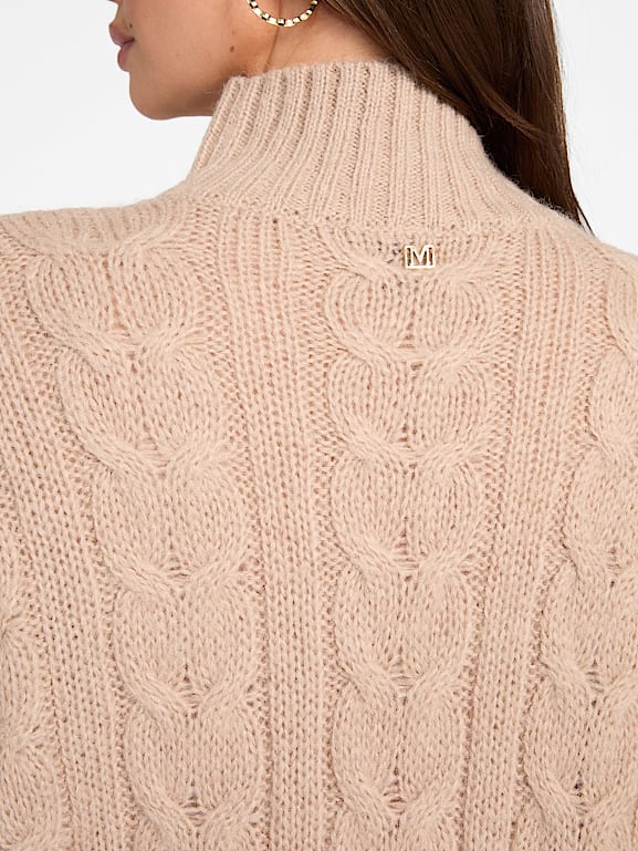 MARCIANO by GUESS® Aida Maxi Cable-Knit Sweater