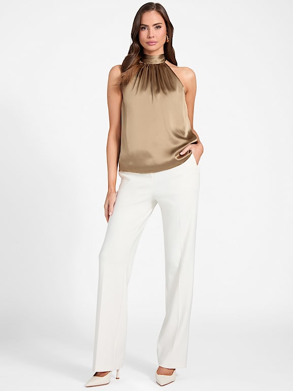 MARCIANO by GUESS® Elisa Silk Halter Top