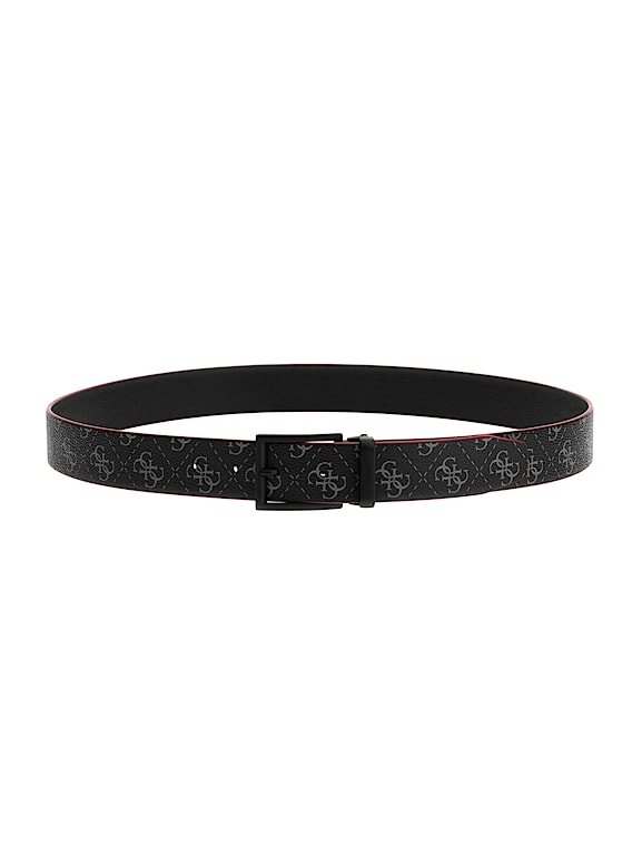 Ceinture Réversible Femme GUESS - Simili Cuir Noir - Modèle BW9269P5330 - Neuf Sous Blister