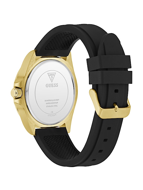 Guess da Uomo Imprint Silicone Cinturino Orologio U1161G2