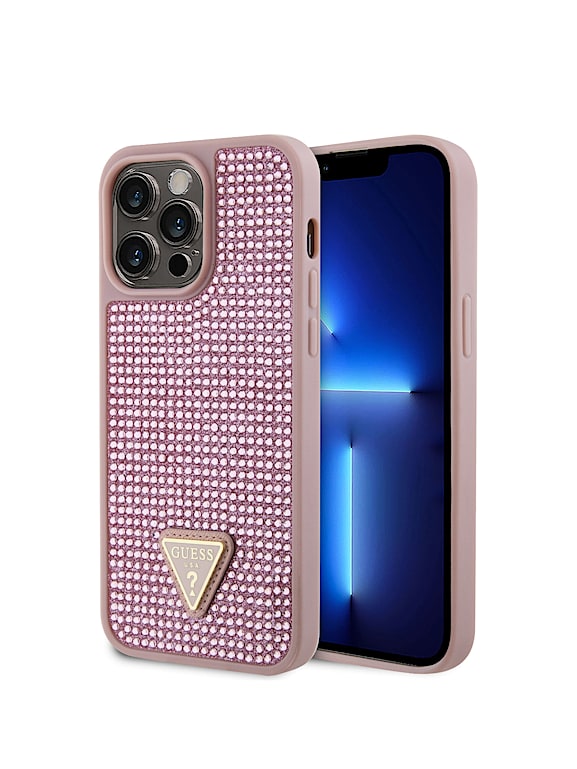 Custodia E Caricabatterie Wireless GUESS Per IPhone 13 Pro - Bundle Rosa, Con Motivo 4G E Magnetismo MagSafe