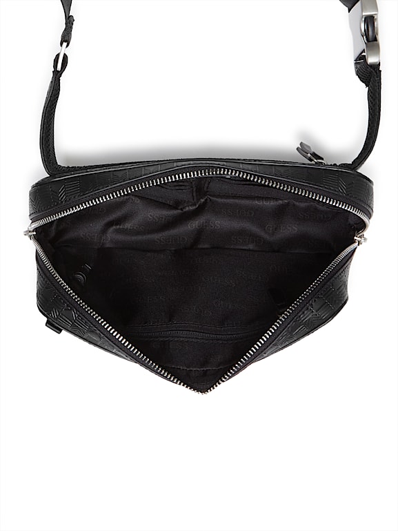 GUESS® Eco Torino Debossed G-Wave Bum Bag