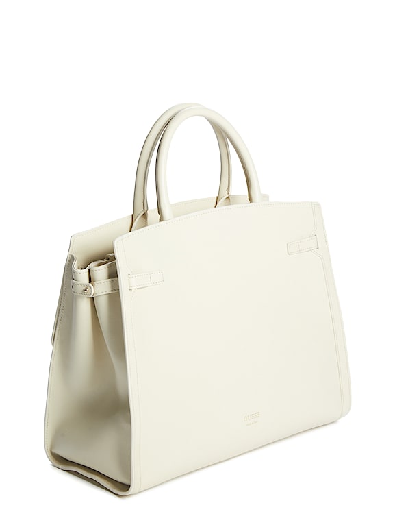 GUESS® Cristina Leather Medium Satchel