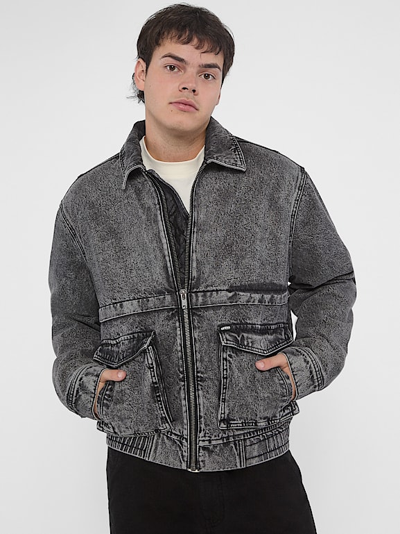 GUESS® GUESS Originals Acid Wash Denim Jacket