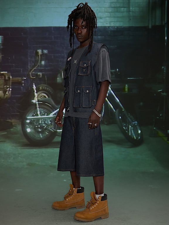 GUESS® HARDSTONE Raw Denim Vest