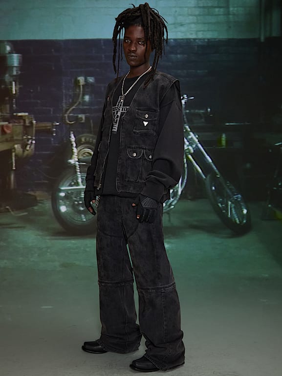 GUESS® HARDSTONE Denim Vest