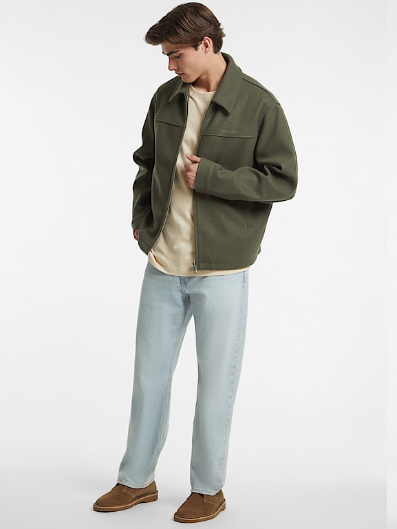 GUESS® Woven Faux-Wool Jacket