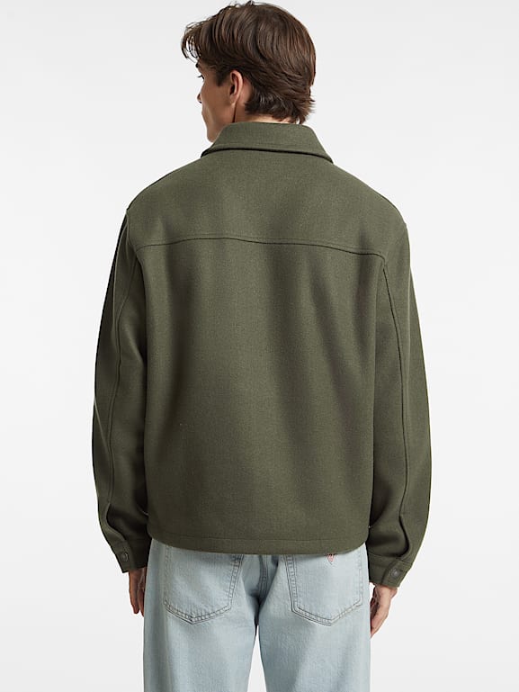 GUESS® Woven Faux-Wool Jacket