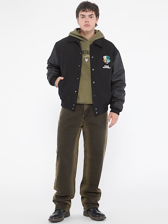 GUESS® GUESS Originals Crest Letterman Jacket