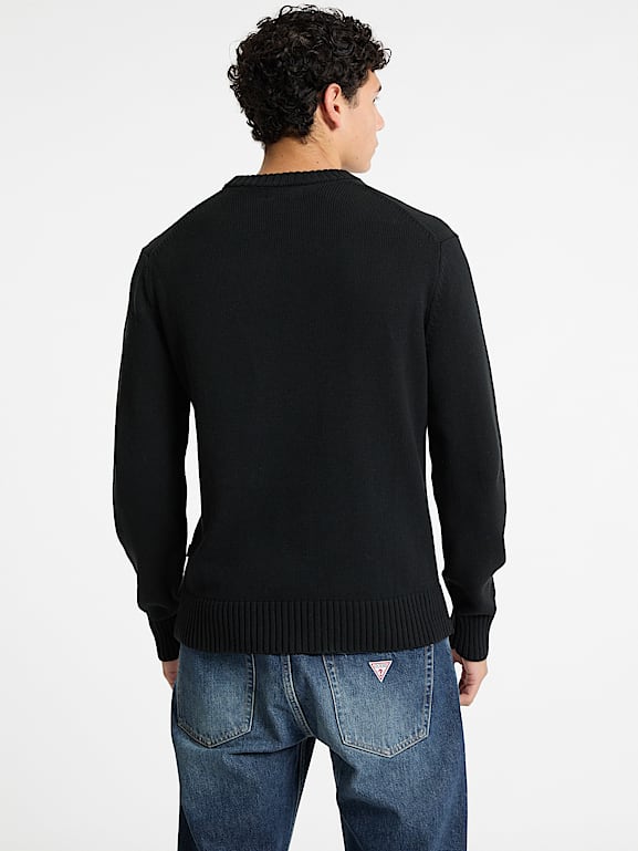 BRIEFING 3D LOGO CREWNECK KNIT（BLACK／M） BRIEFING GOLF（ブリーフィングゴルフ） ブリーフィング ゴルフ