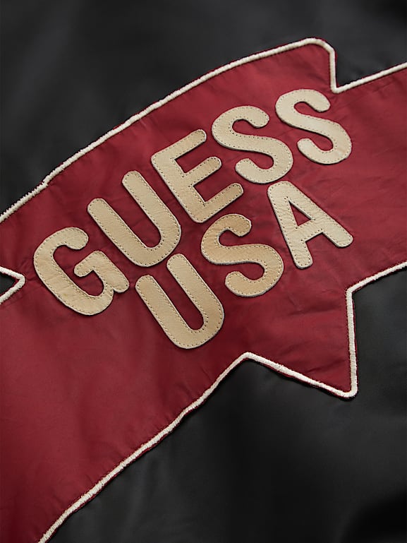 GUESS® nylon moto jacket