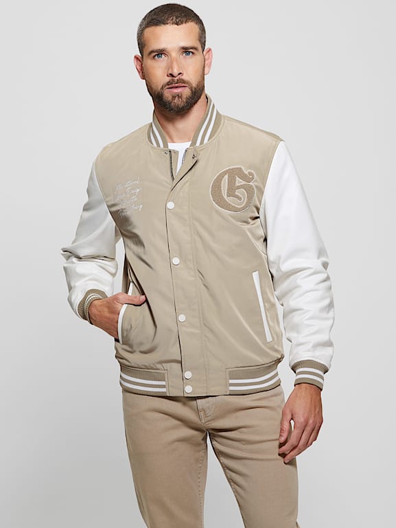 GUESS® Color-Block Varsity Jacket