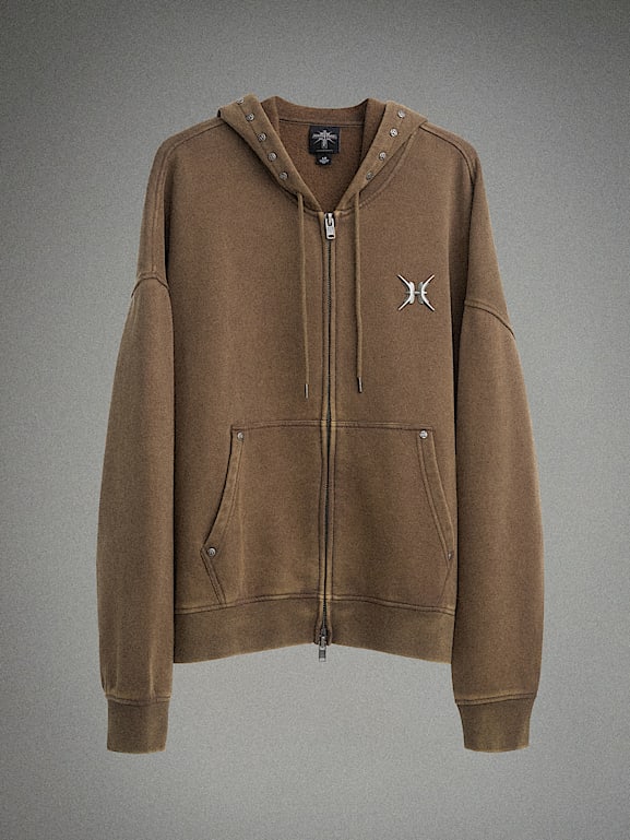 GUESS® HARDSTONE Zip-Up Hoodie