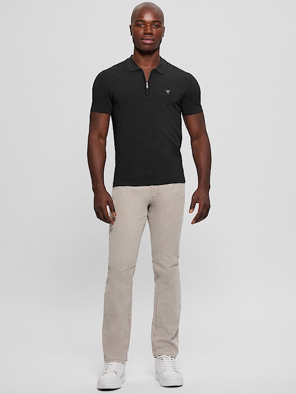 GUESS® Dane Zip Polo